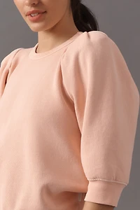 Citizens of Humanity Puff-Sleeve Crew Pullover