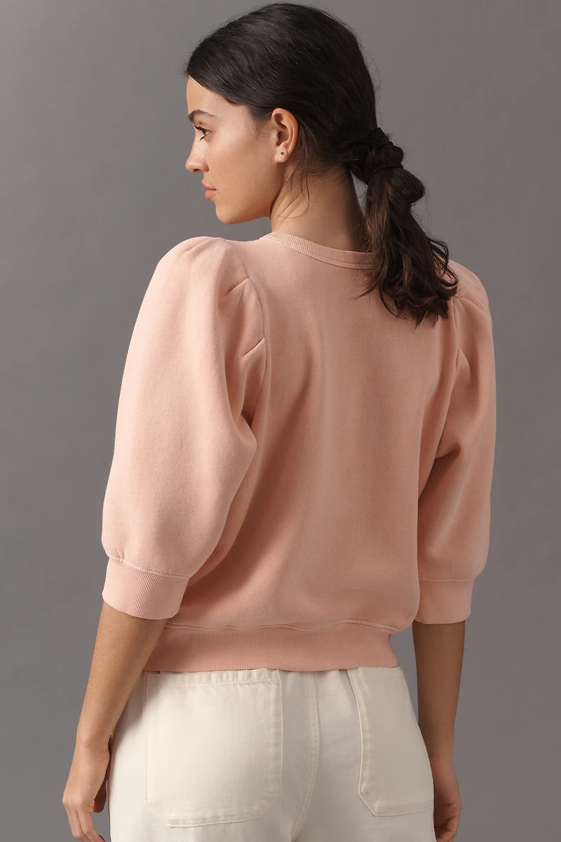 Citizens of Humanity Puff-Sleeve Crew Pullover