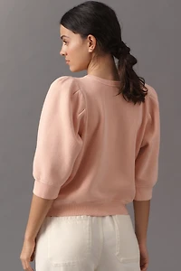 Citizens of Humanity Puff-Sleeve Crew Pullover