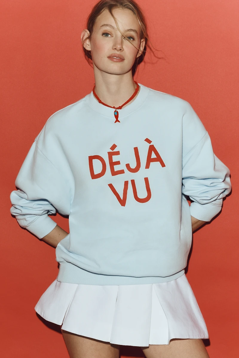 Clare V. Déjà Vu Oversized Pullover