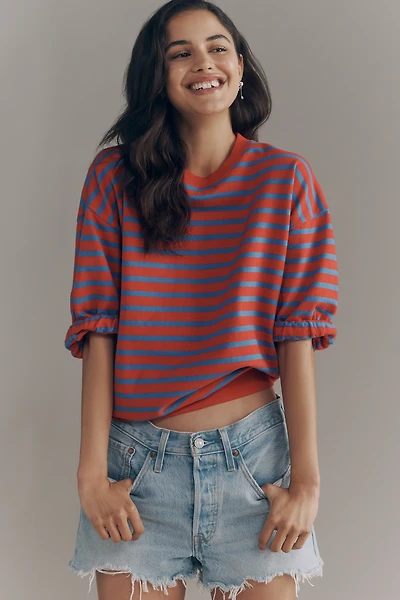Clare V. 100% Cotton Fleece Oversized Sweatshirt