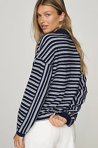 Pilcro Cotton Polo Top