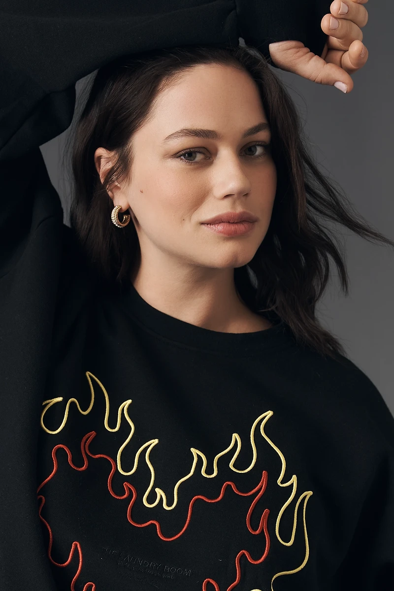 The Laundry Room Embroidered Sweater