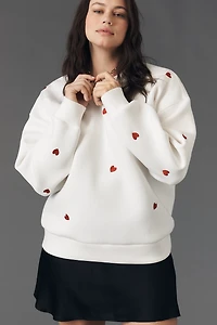 English Factory Oversized Heart Icon Sweater