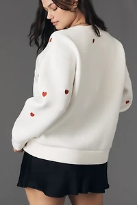 English Factory Oversized Heart Icon Sweater