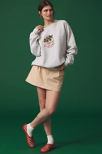 By Anthropologie Dolce Far Niente Graphic Sweatshirt
