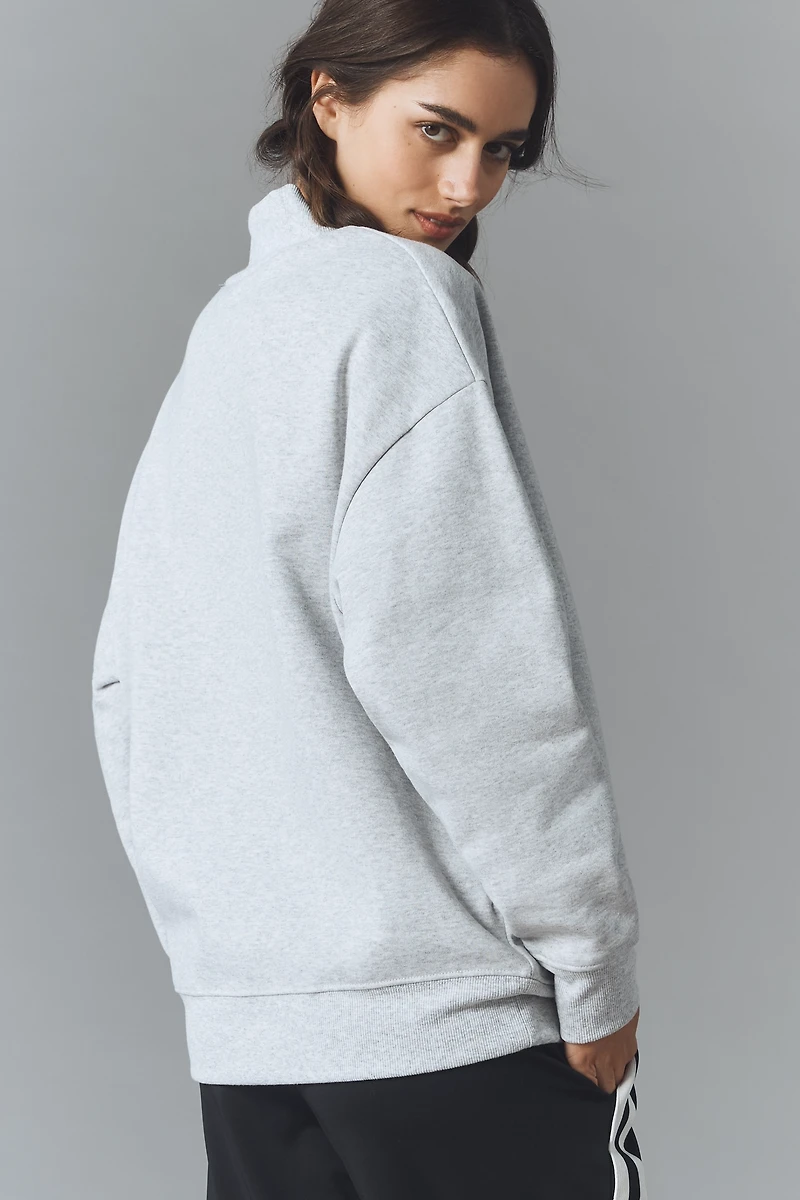 By Anthropologie Mock-Neck City Sweatshirt