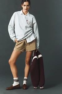 By Anthropologie Embroidered Dog Sweatshirt