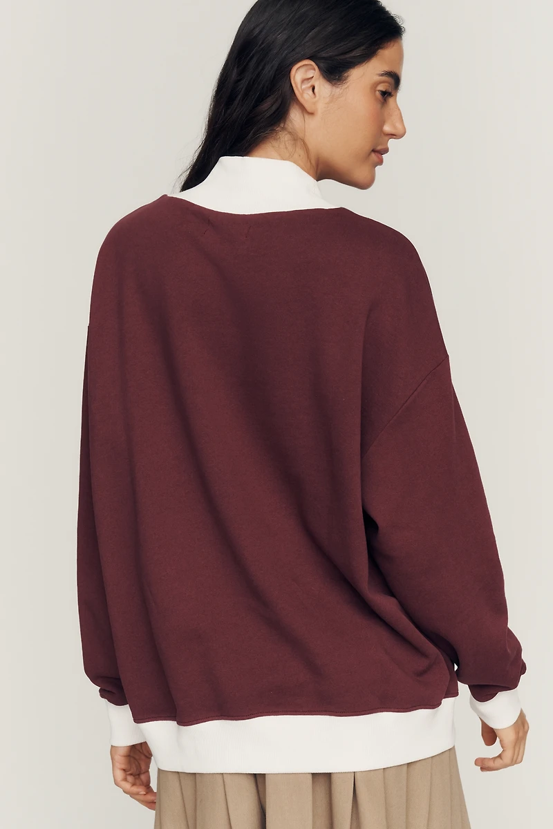 By Anthropologie Cotton Fleece Sweatshirt