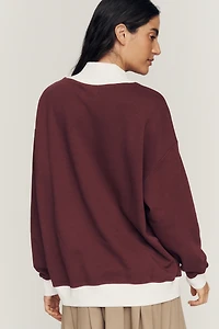 By Anthropologie Cotton Fleece Sweatshirt