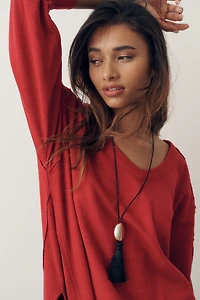 Pilcro Hudson 100% Cotton Oversized Popover Top