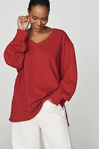 Pilcro Hudson 100% Cotton Oversized Popover Top