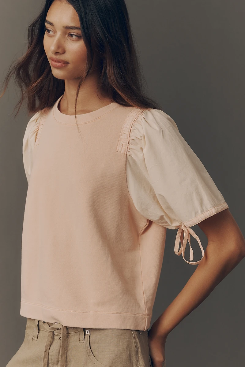 By Anthropologie Sycamore Short-Sleeve Sweater