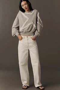 Maeve Textured Star Pullover