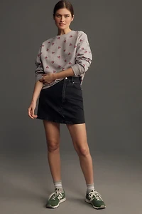 KULE The Oversized All Over Heart Sweatshirt