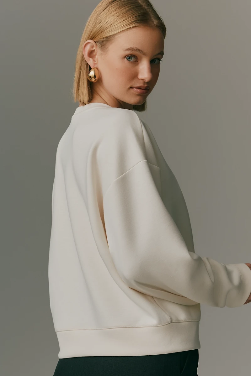 By Anthropologie 3D Floral Sweater