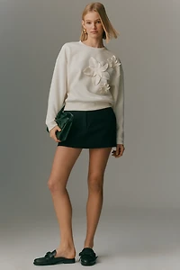 By Anthropologie 3D Floral Sweater