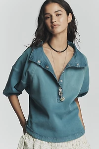 Pilcro Knit Project Canyon Henley Top