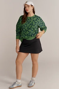 Maeve Sketchy Floral Sweatshirt