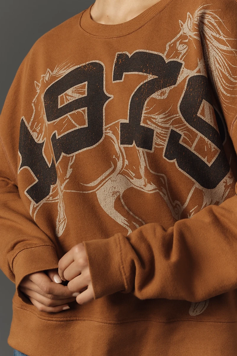 Pilcro Oversized Graphic Sweatshirt