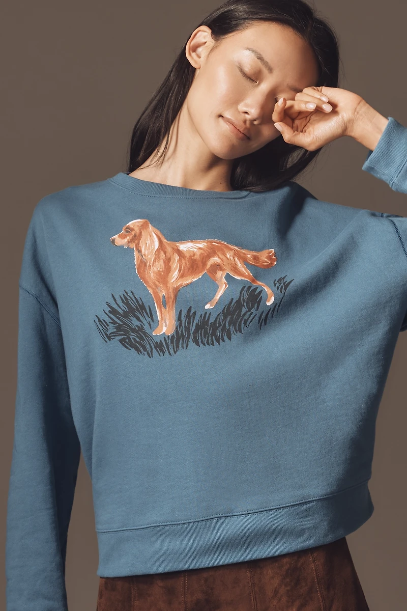 Maeve Graphic Dog Sweater