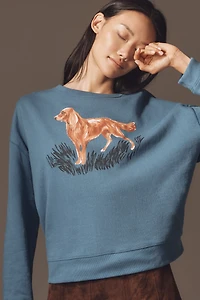 Maeve Graphic Dog Sweater