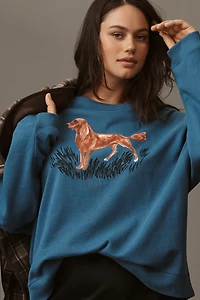 Maeve Graphic Dog Sweater