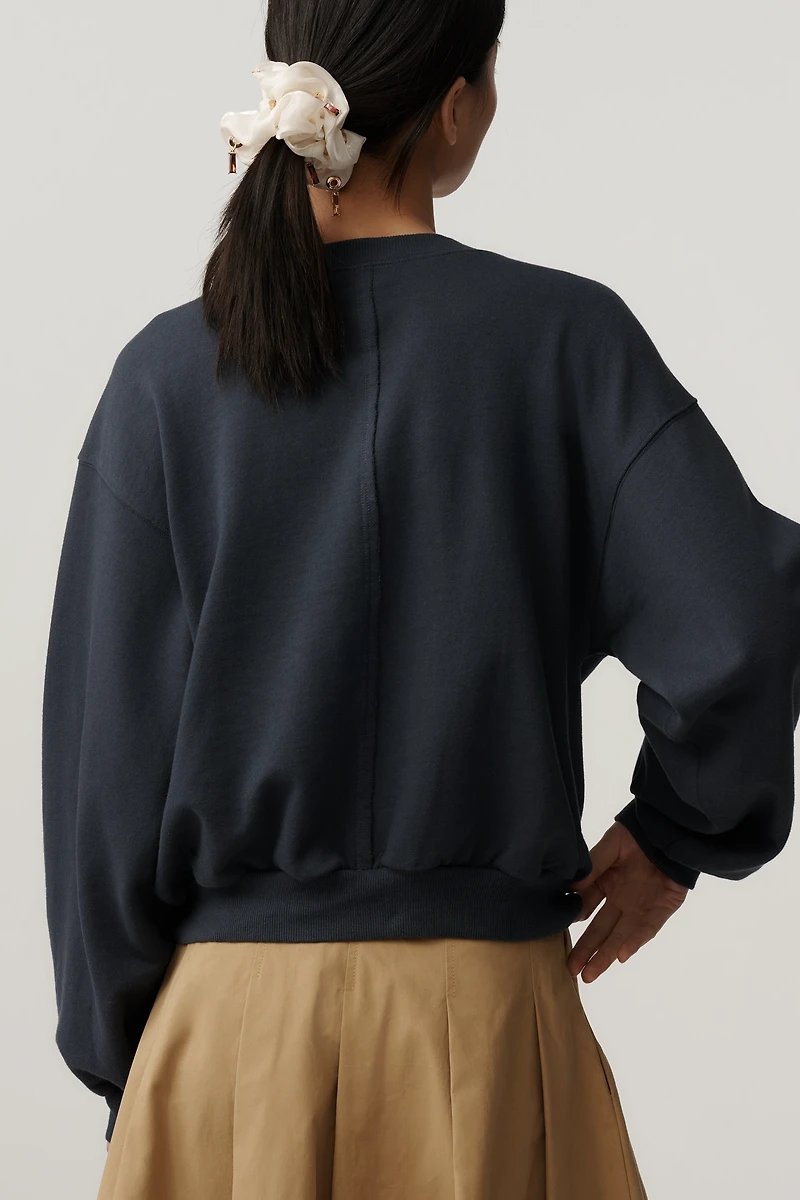 The Niki Bubble Sweatshirt by Pilcro