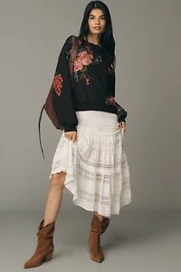 The Niki Bubble Sweatshirt by Pilcro