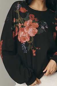 The Niki Bubble Sweatshirt by Pilcro