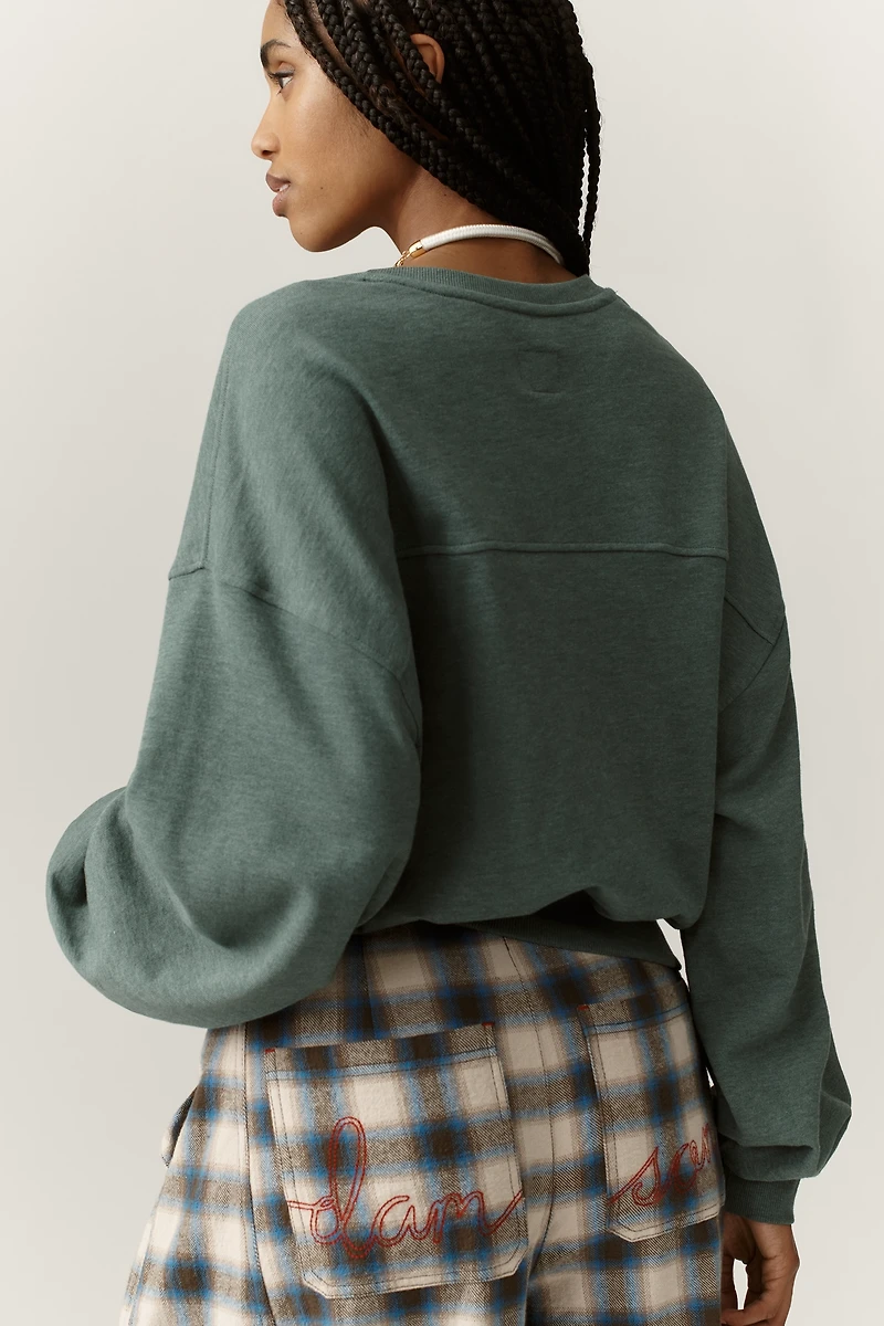 Maeve Puff-Sleeve Sweatshirt