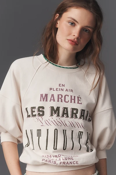 The Niki Bubble Sweatshirt by Pilcro