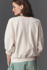 The Niki Bubble Sweatshirt by Pilcro