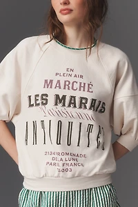 The Niki Bubble Sweatshirt by Pilcro