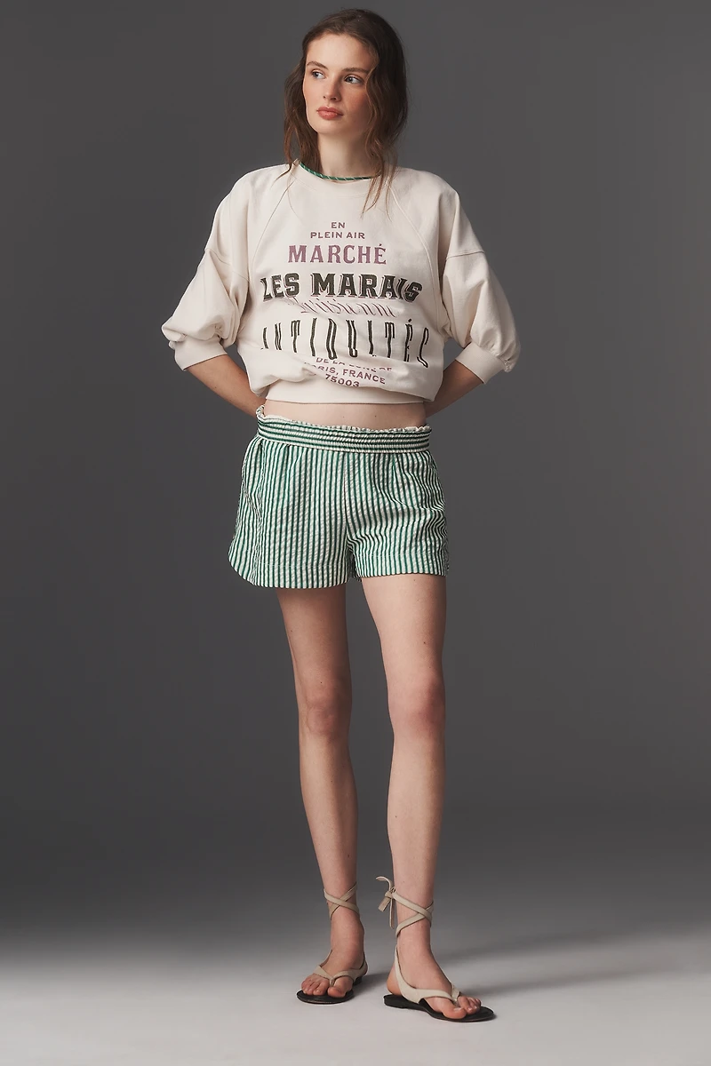 The Niki Bubble Sweatshirt by Pilcro
