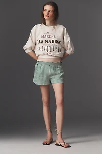 The Niki Bubble Sweatshirt by Pilcro