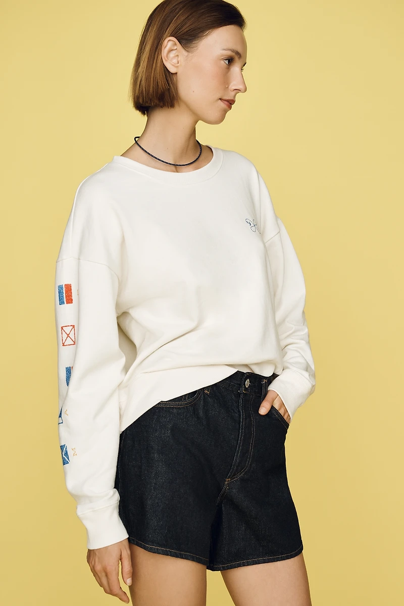 Maeve Flag Sweatshirt