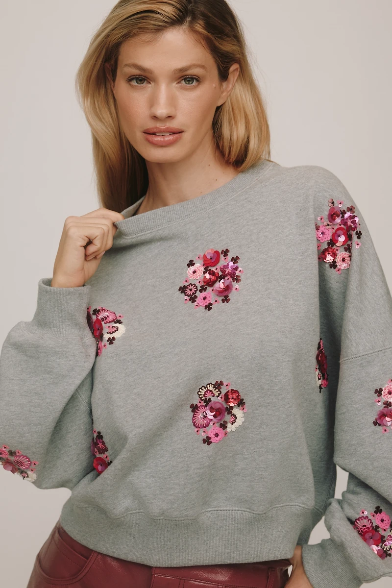 Essentiel Antwerp Itro Embroidered Sweatshirt