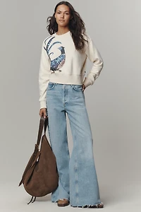 Scotch & Soda Washed Artwork Cotton Sweatshirt