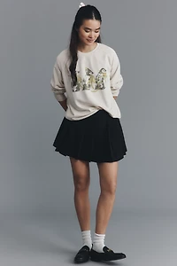 Maeve Animal Friends Crew-Neck Sweatshirt