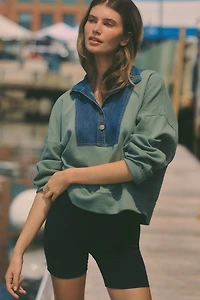 Pilcro 100% Cotton East-West Pullover