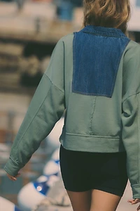 Pilcro 100% Cotton East-West Pullover