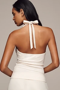 Porridge Rhea V-Neck Floral Halter Top