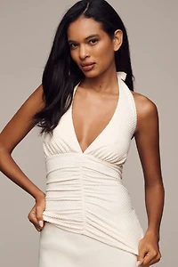 Porridge Rhea V-Neck Floral Halter Top