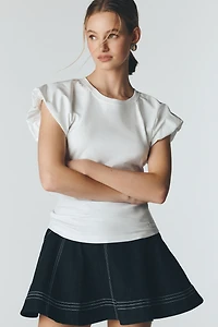 Maeve Cloud Flutter-Sleeve T-Shirt