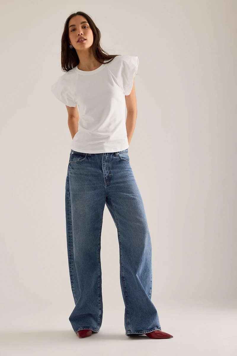 Maeve Cloud Flutter-Sleeve Tee