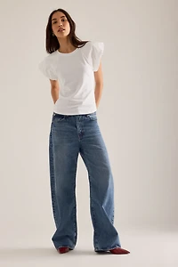Maeve Cloud Flutter-Sleeve Tee