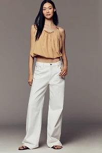 By Anthropologie Embellished Bubble Top