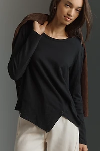 Wilt Long-Sleeve Asymmetrical Tee