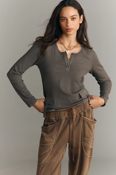 Wilt Button-Front Cargo Shirt